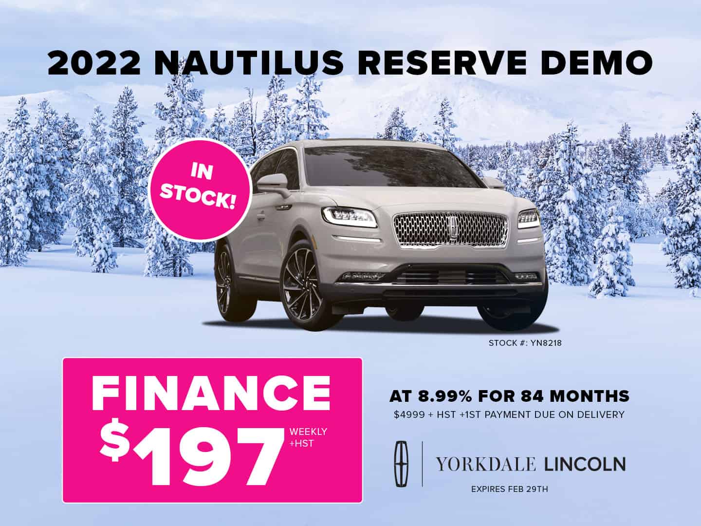 Manager's Specials Yorkdale Lincoln