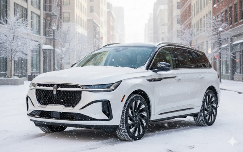 Winter Lincoln SUV